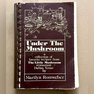 VTG Cookbook Little Mushroom Restaurant Favorite Recipes Dallas TX 1980 (spiral)